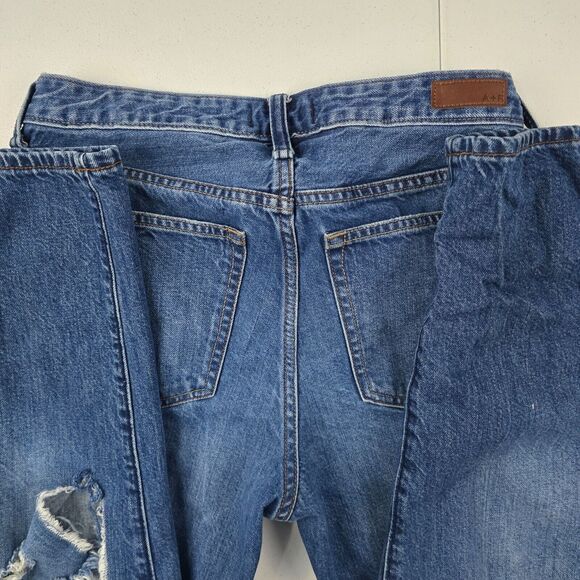 Abercrombie & Fitch Ames Slim Boyfriend Jeans Size 27 (4S) Dark Wash Denim 4281 - Picture 4 of 12